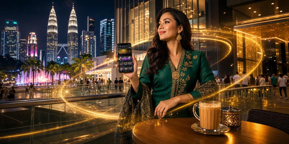 Pemain Kuala Lumpur menggunakan aplikasi pertaruhan langsung mbi77 pada waktu malam